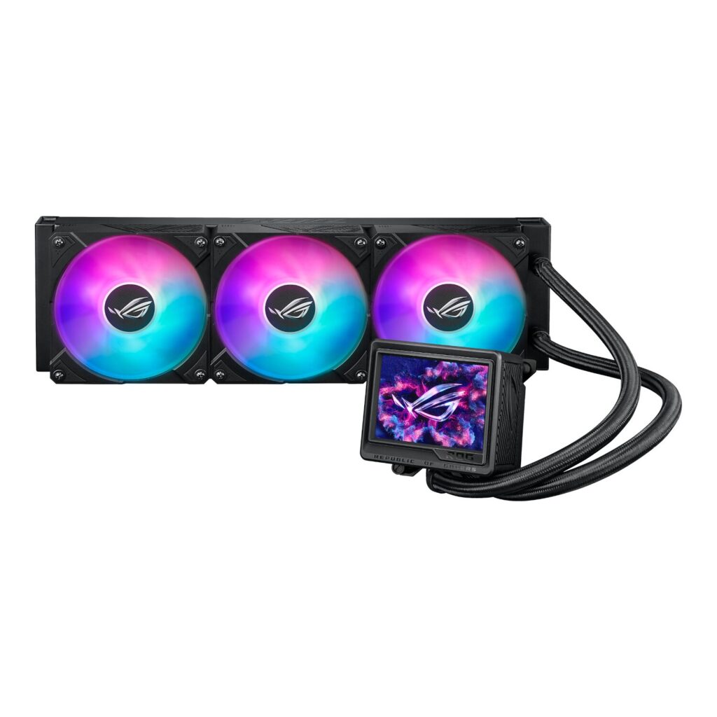 Asus ROG Ryujin III ARGB AIO Liquid Cooler - 3.5" LCD Display - Image 7