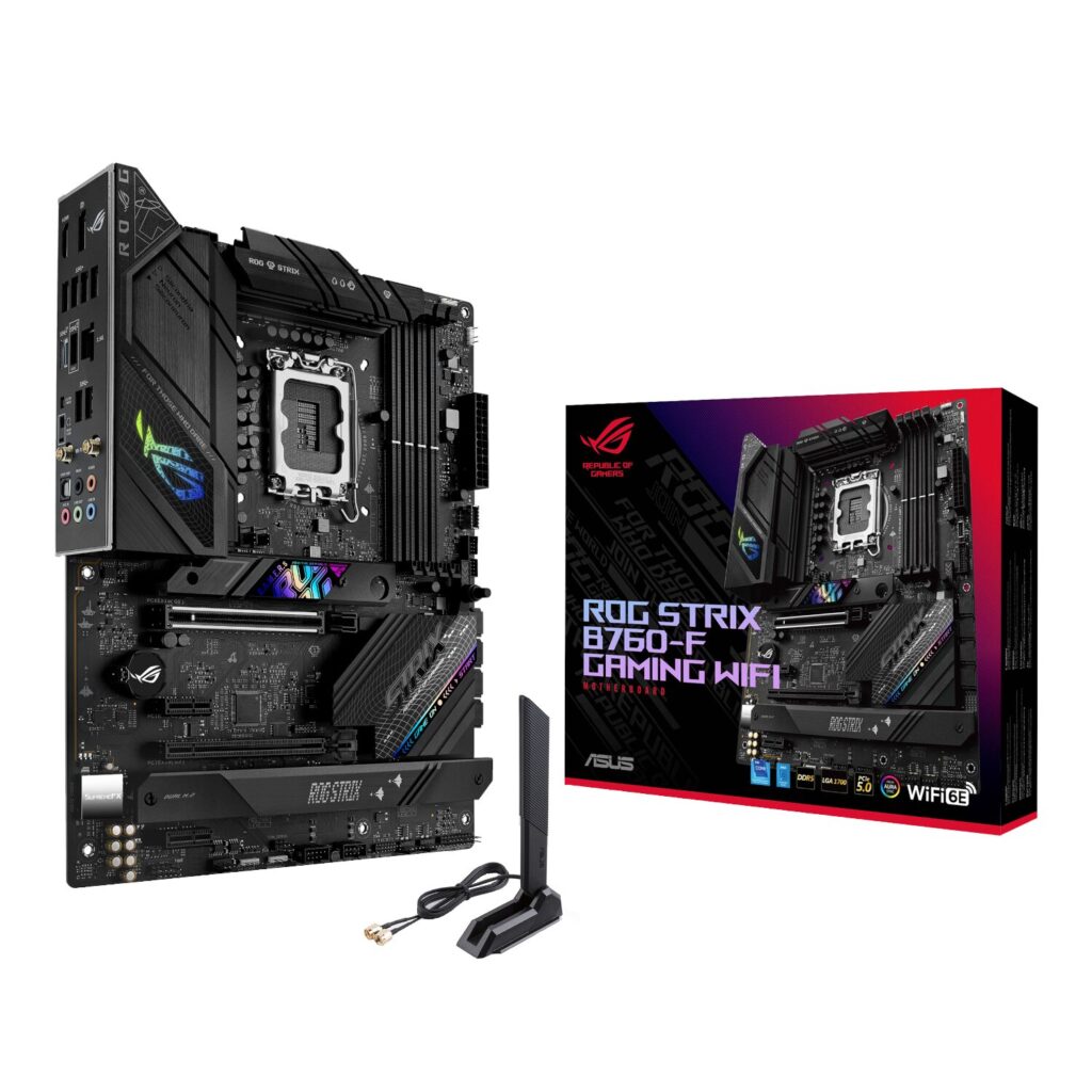 Asus ROG Strix B760-F Gaming WiFi Motherboard - Intel LGA1700 - Image 3