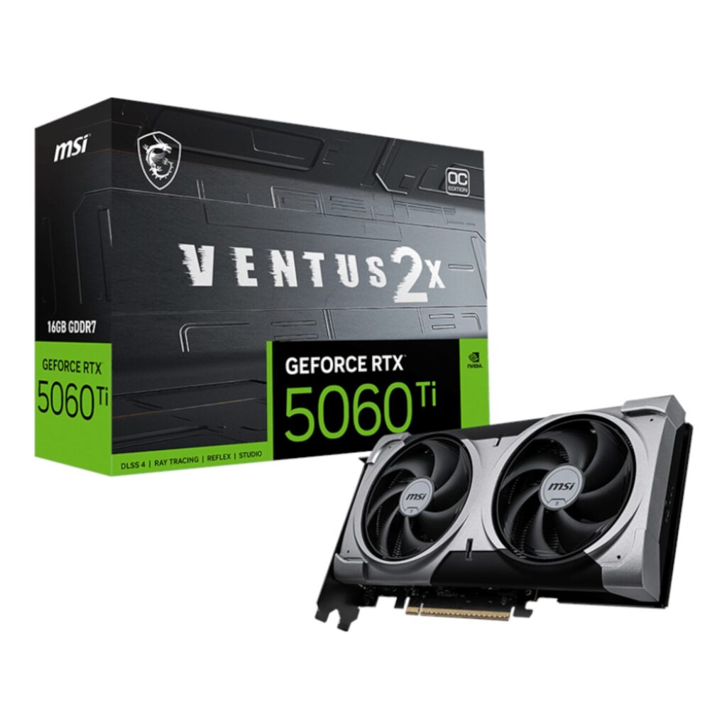 MSI GeForce RTX 5060 Ti VENTUS 2X OC PLUS 16GB GDDR7 Graphics Card - Image 5