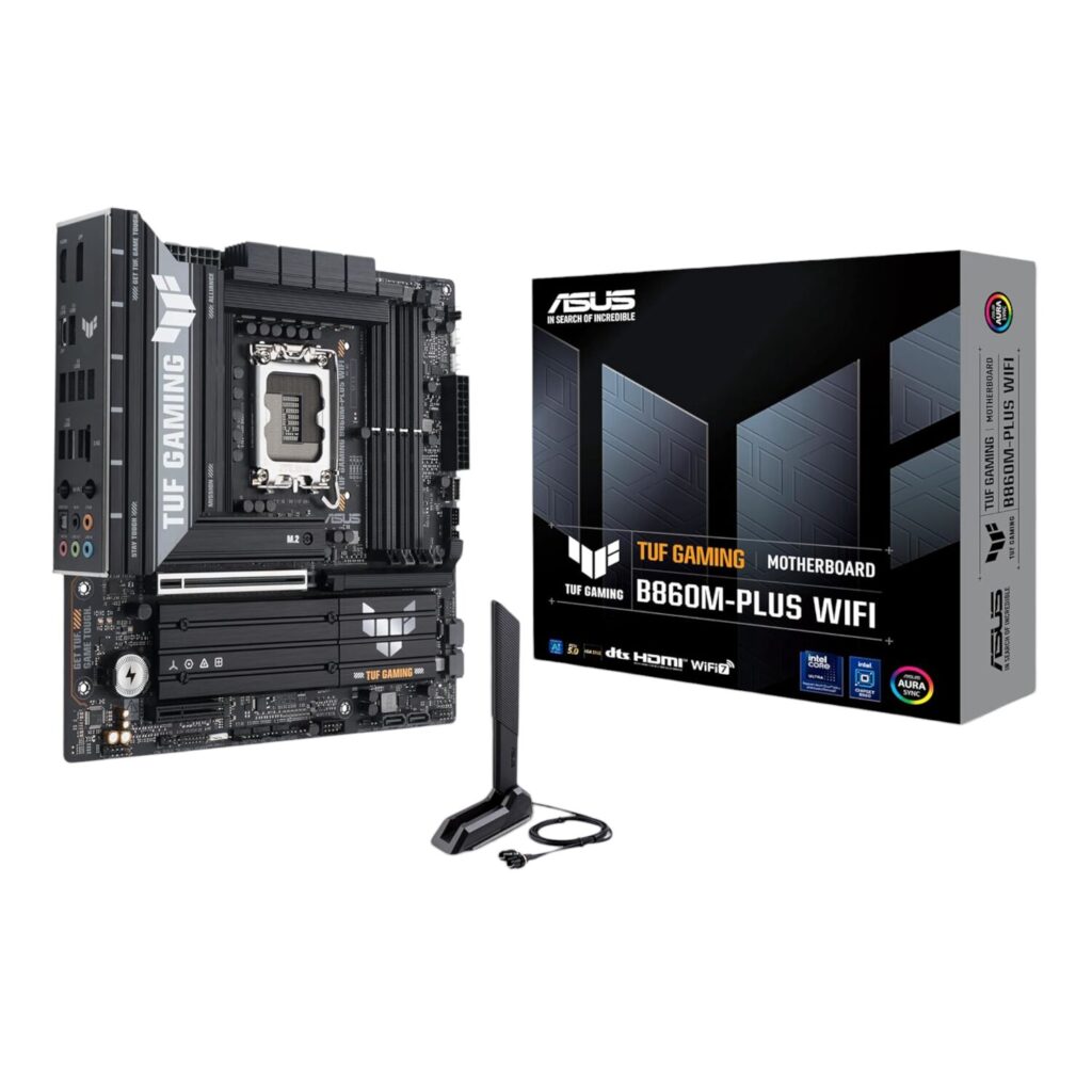 Asus TUF Gaming B860M-Plus Wi-Fi M-ATX Motherboard – Intel LGA1851, DDR5, PCIe 5.0. Wi-Fi 7 - Image 3