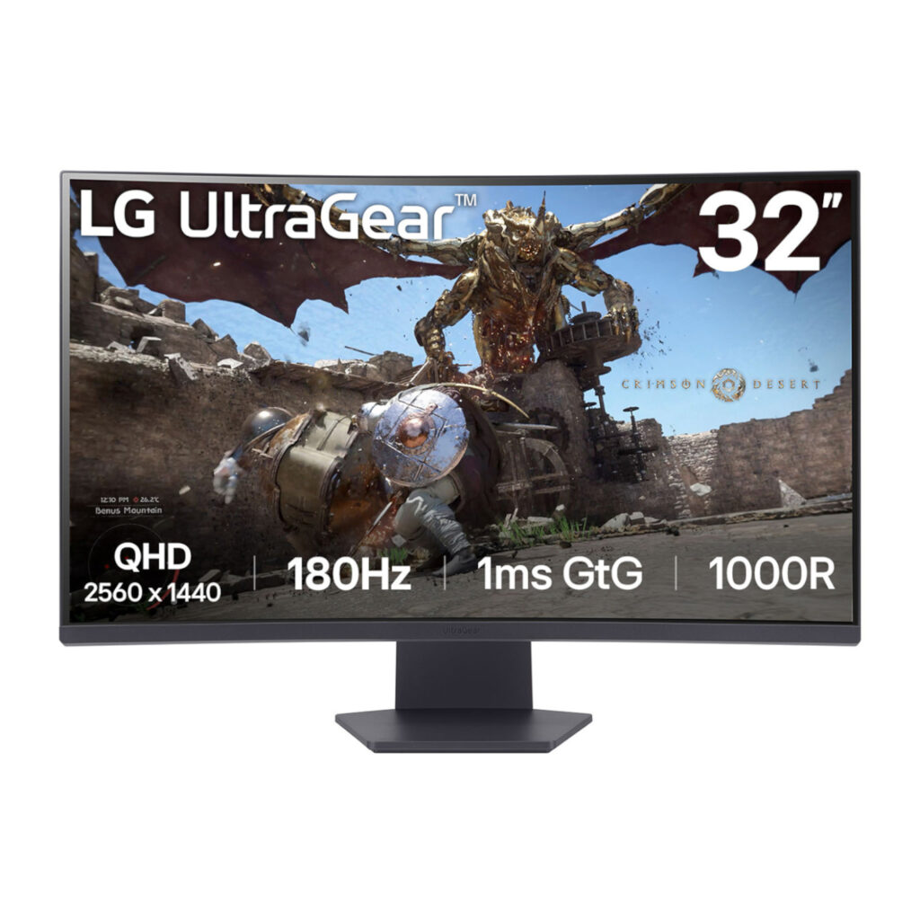 LG UltraGear 32" QHD VA Curved Gaming 180Hz 1ms - Image 1