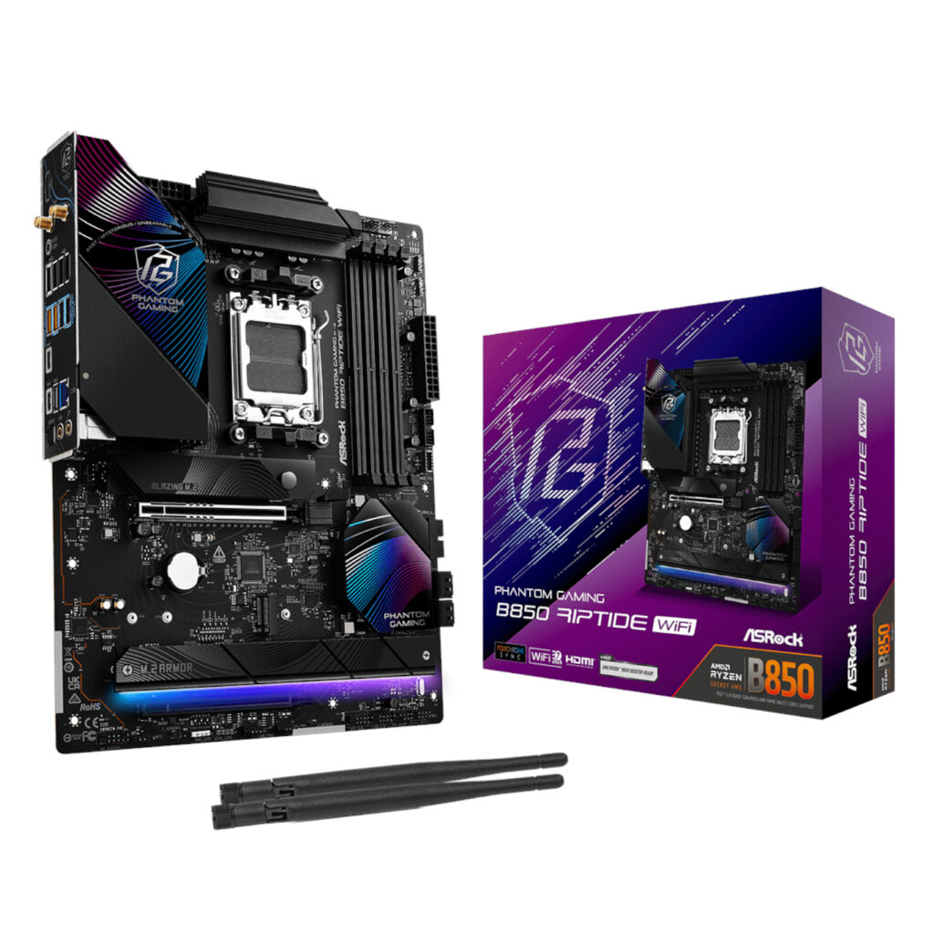 ASROCK B850 RIPTIDE WIFI AM5 ATX 4X DDR5 - Image 5