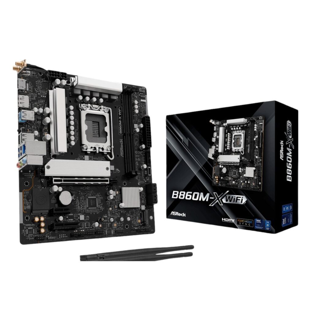 ASRock B860M-X Micro ATX DDR5 Motherboard (PCIe 5 and Wi-Fi 6E) - Image 3
