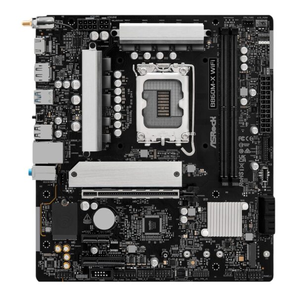 ASRock B860M-X Micro ATX DDR5 Motherboard (PCIe 5 & Wi-Fi 6E