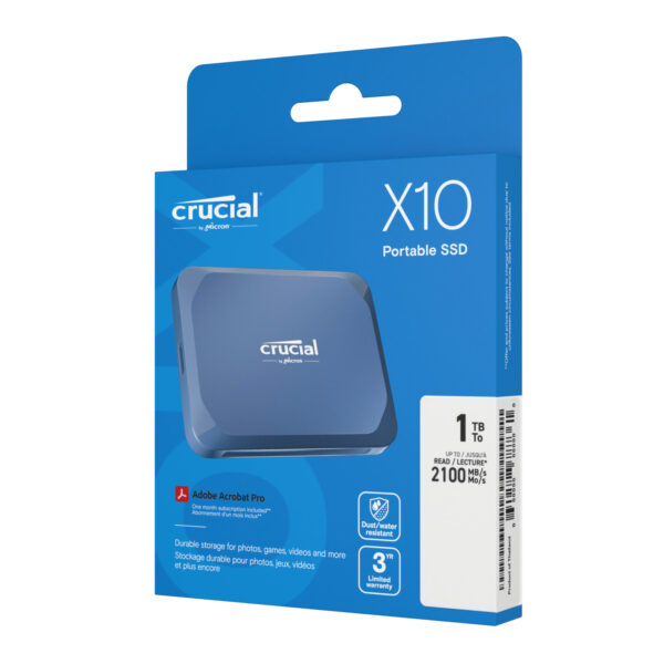 Crucial X10 1TB Type-C Portable SSD - Syntech