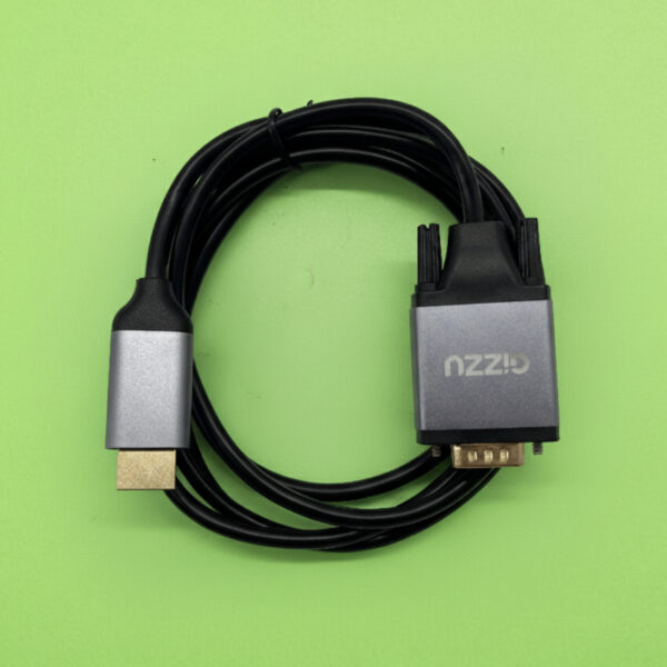 Gizzu Full HD HDMI to VGA Cable (1.8m) - Black - Syntech