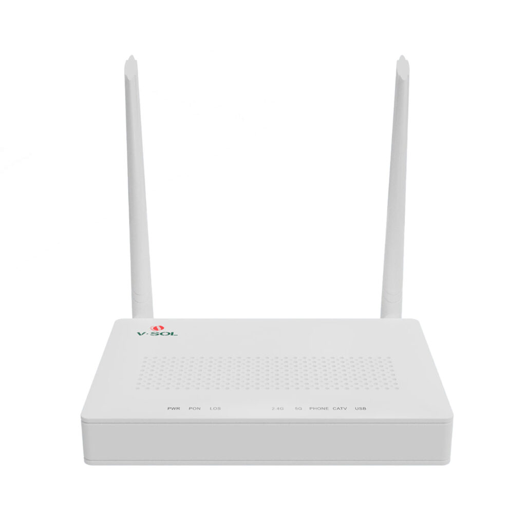 V-Sol 1XPON+4GE+1POTS+CATV+USB 3.0+Wi-Fi 5 HGU ONT - Image 2