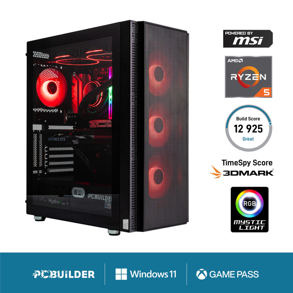 PCBuilder Ryzen 5 7600 SPECIALIST Windows 11 Gaming PC - Image 1