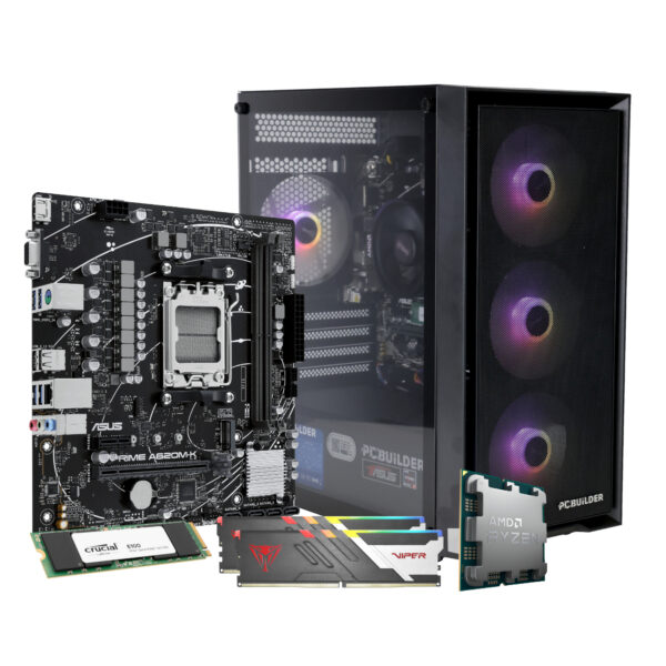 PCBuilder Ryzen 5 8600G WARDEN Windows 11 Gaming PC - Syntech
