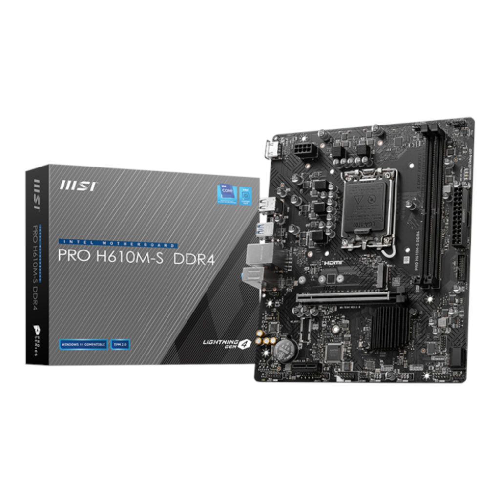 MSI H610M-S PRO LGA1700 M-ATX DDR4 Motherboard - Image 3