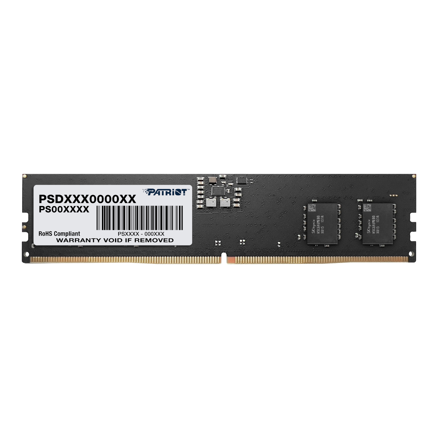 Patriot Signature Line 16GB 4800MHz DDR5 UDIMM Desktop Memory