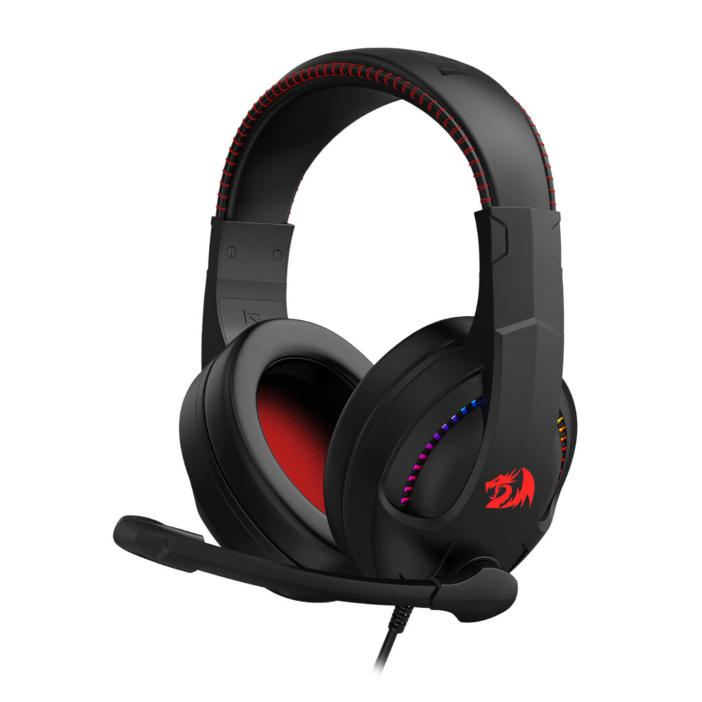Redragon H211 CRONUS Surround Sound RGB Wired Gaming Headset - Black - Image 3