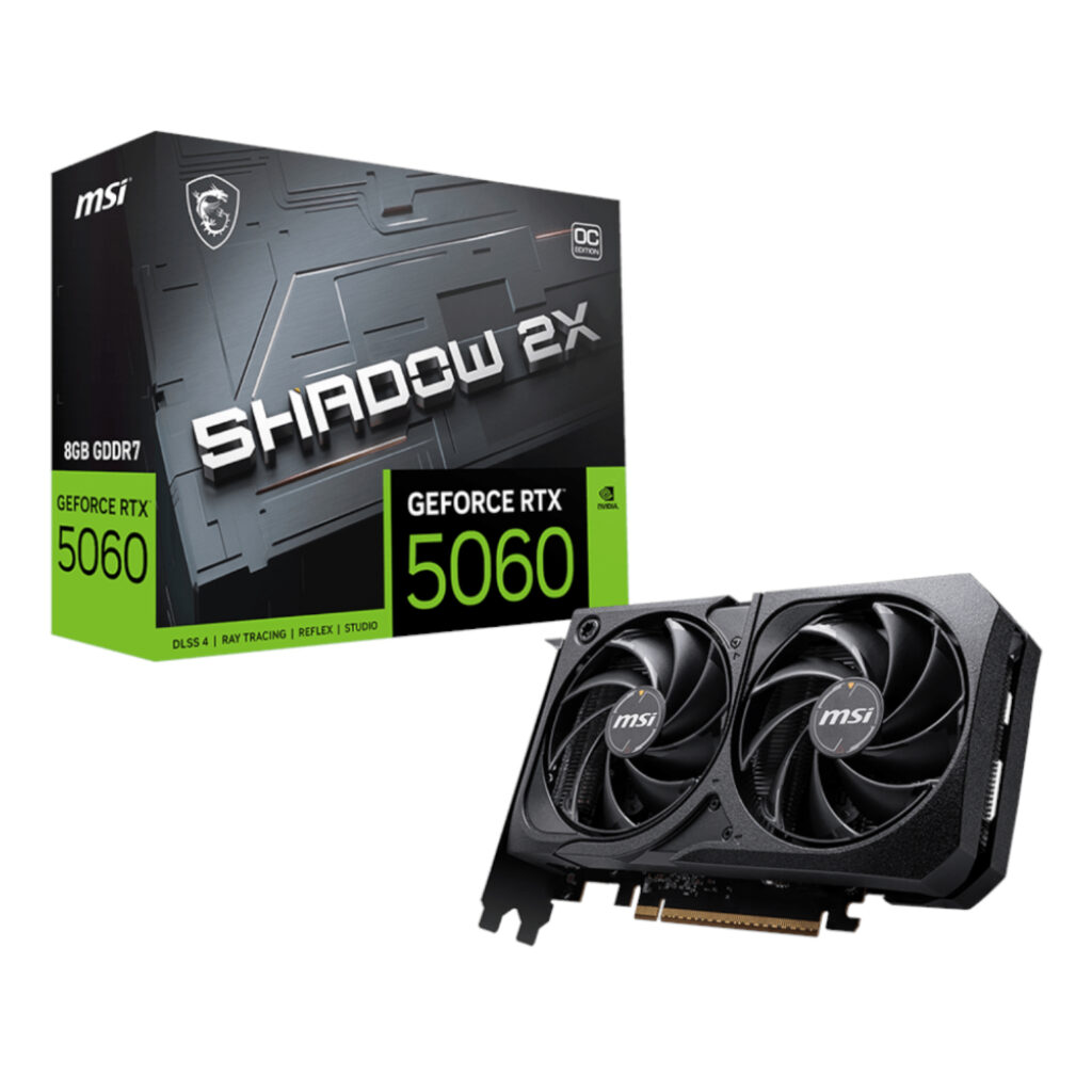 MSI GeForce RTX 5060 SHADOW 2X OC 8GB Graphics Card - Image 5