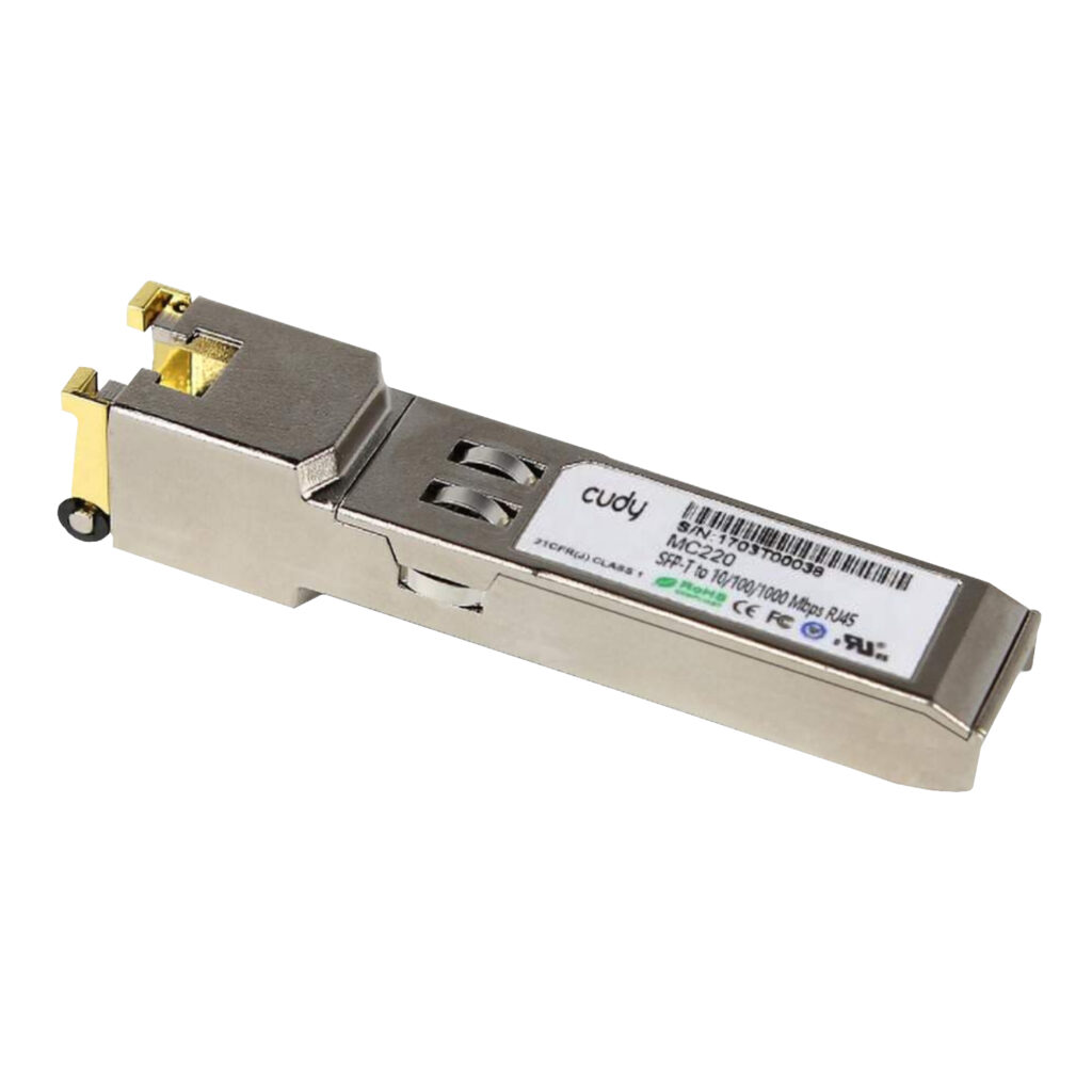 Cudy SM220 SFP-T 10/100/1000Mbps RJ45 Ethernet Module - Image 1
