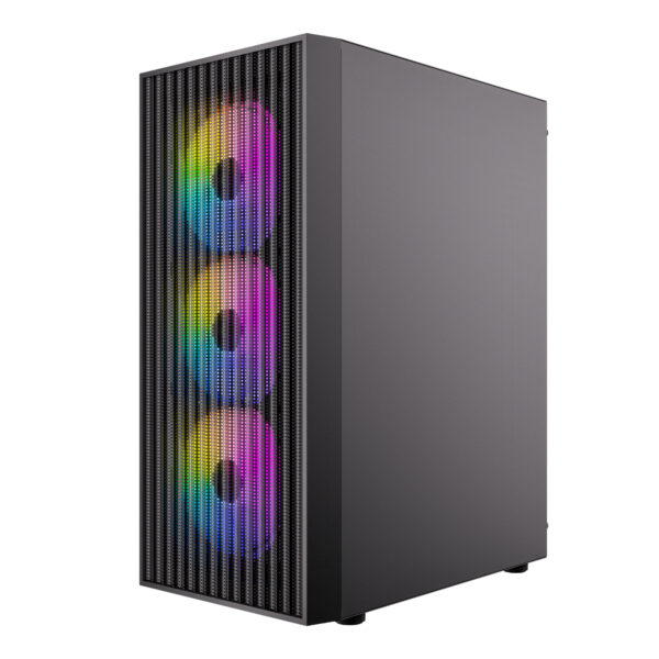 Antec AX27 RGB ELITE ATX Gaming Chassis - Black - Syntech