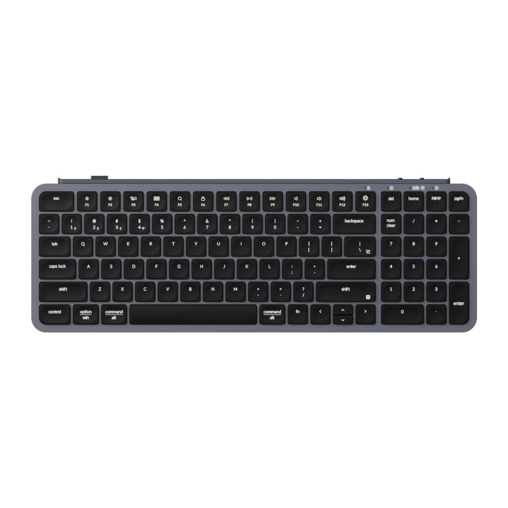 Keychron B2 Pro Ultra-Slim 96% Wireless Keyboard - Space Gray - Image 3