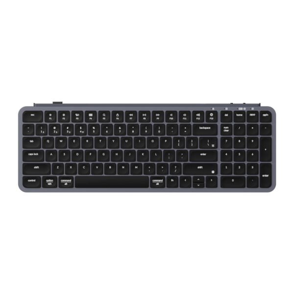 Keychron B2 Pro Ultra-Slim 96% Wireless Keyboard - Space Gray