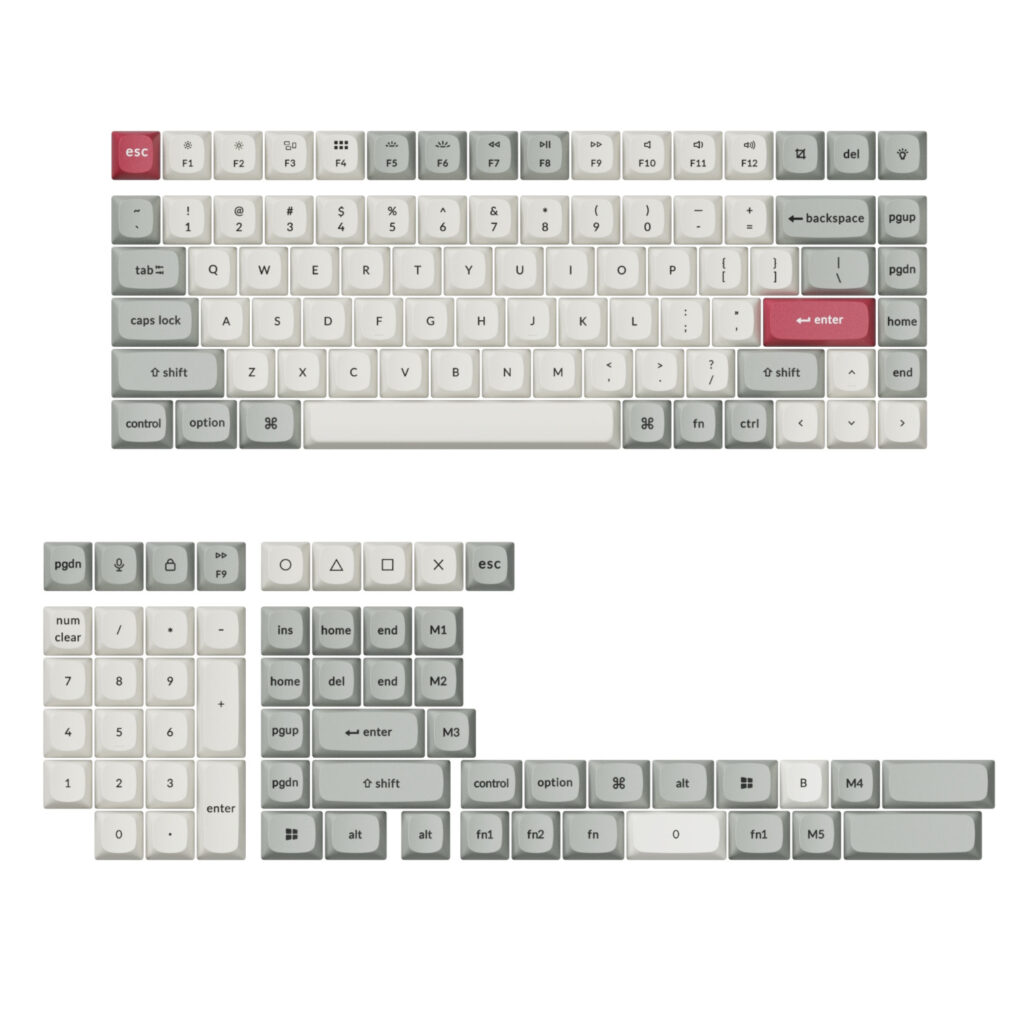 Keychron Double-Shot PBT OSA Keycap Set - Retro - Image 3