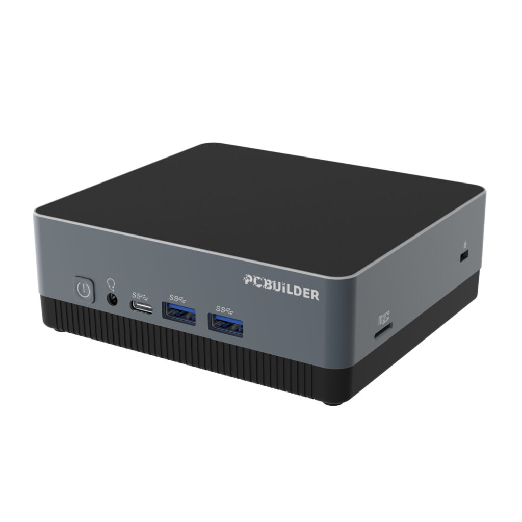 PCBuilder CUBE-N100 4GB DDR4 128GB Windows 11 Home Mini PC - Image 1
