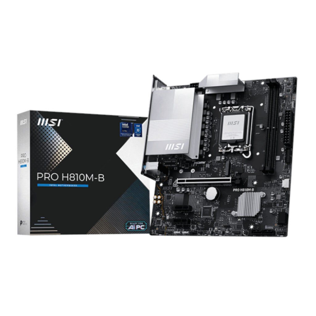 MSI H810M-B PRO LGA1851 M-ATX DDR5 Motherboard - Image 1