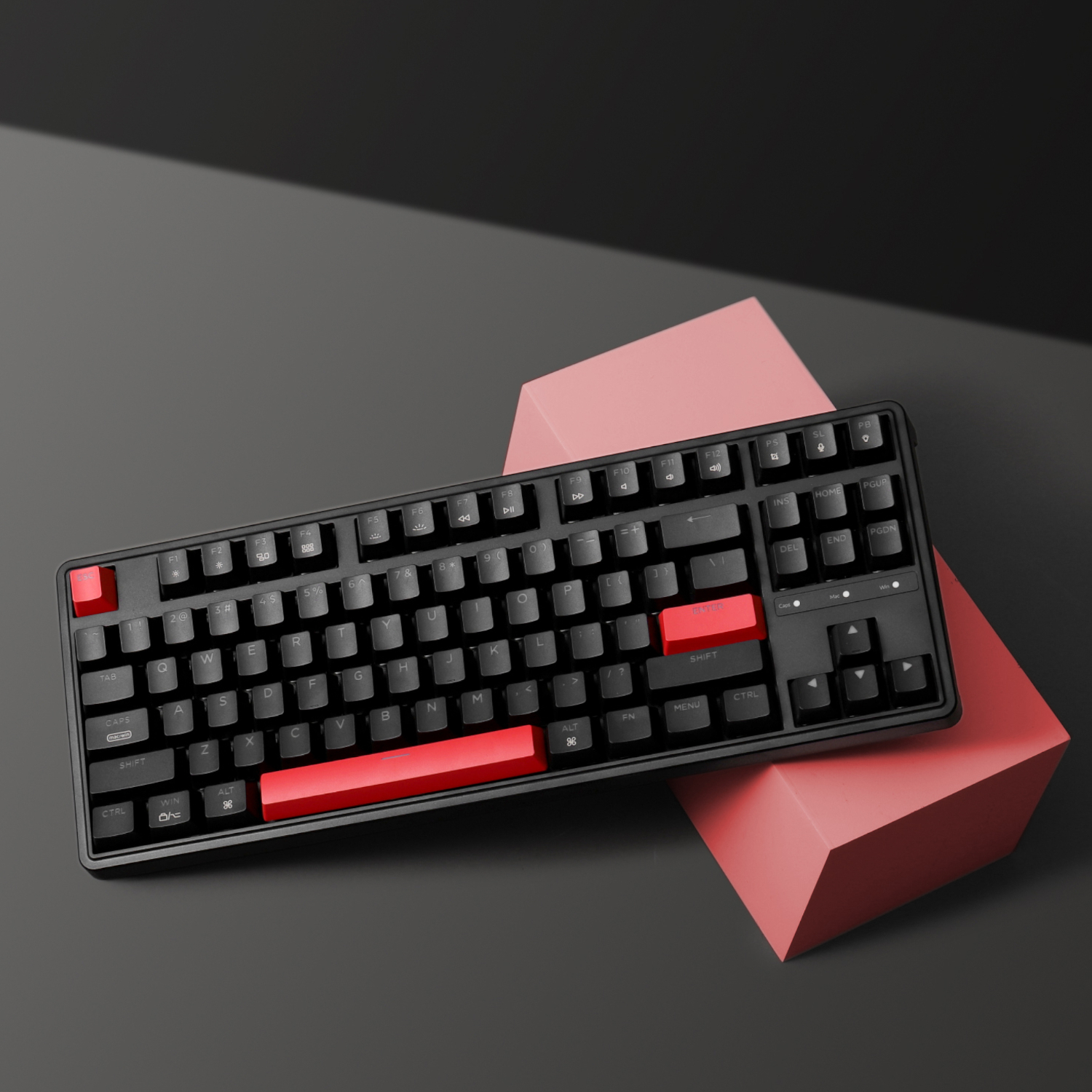 Keychron C3 Pro QMK/VIA Wired Mechanical Keyboard (80% Layout, Red Switches, ABS Keycaps) 4