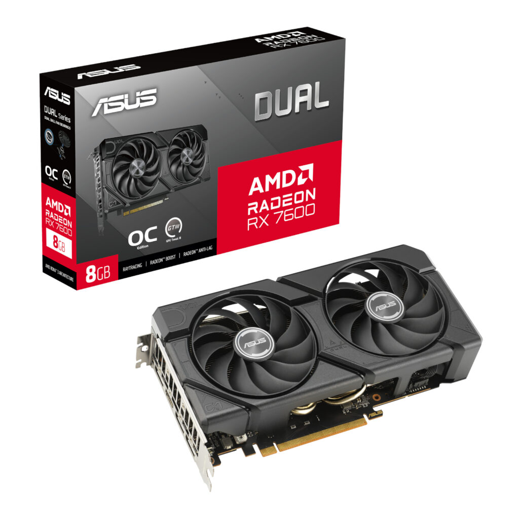 ASUS Dual Radeon RX 7600 EVO OC Edition 8GB GDDR6 Graphics Card - Image 3