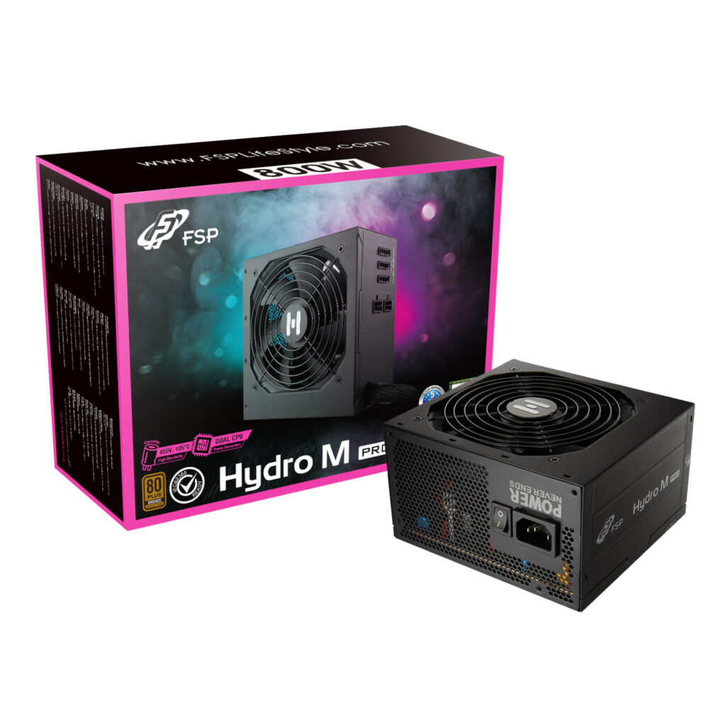 FSP Hydro M Pro 800W 80PLUS Bronze Gen5 Semi-modular Power Supply - Image 3