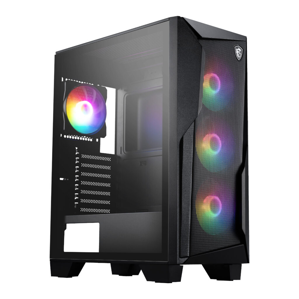 MSI MAG FORGE 130A Airflow ATX Gaming Chassis - Black - Image 5