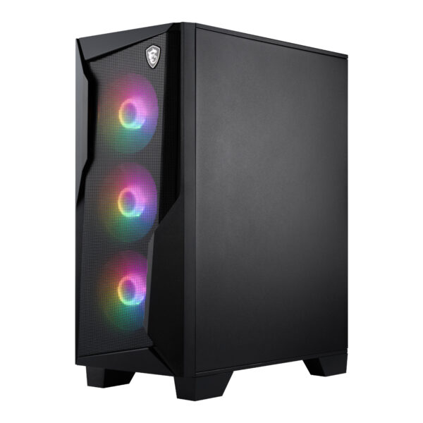 MSI MAG FORGE 130A Airflow ATX Gaming Chassis - Black - Syntech