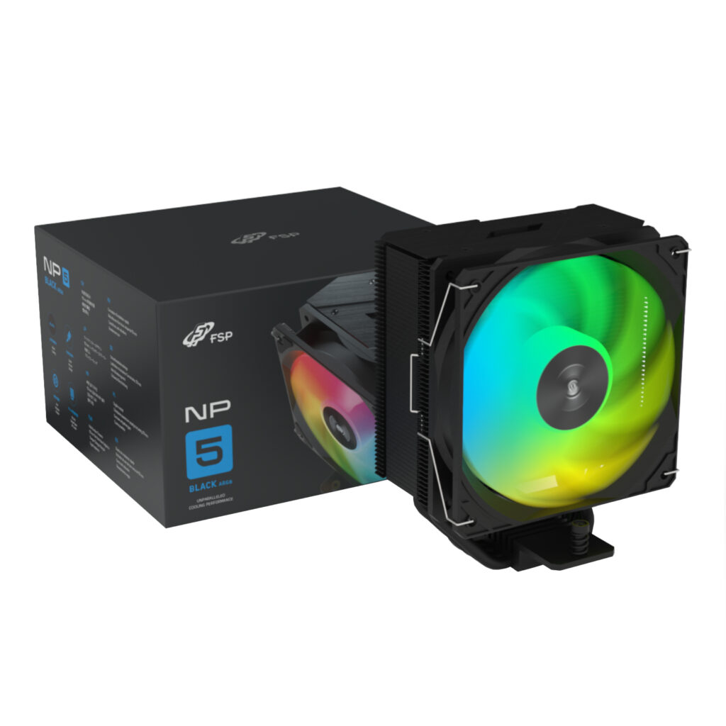 FSP NP5-BA 120mm PWM ARGB CPU Air Cooler – Black - Image 5