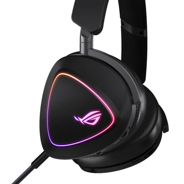 ASUS ROG Delta II ブラック ゲーミングヘッドセット ASUS ROG Delta II Multi Platform Black Wireless Gaming Headset