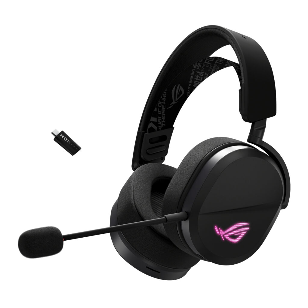 Asus ROG Pelta Stereo Wireless Gaming Headset - Black - Image 3