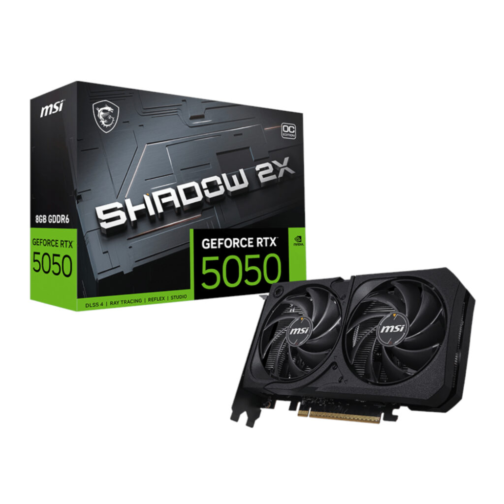 MSI Nvidia GeForce RTX 5050 Shadow 2X OC 8GB Graphics Card - Image 4