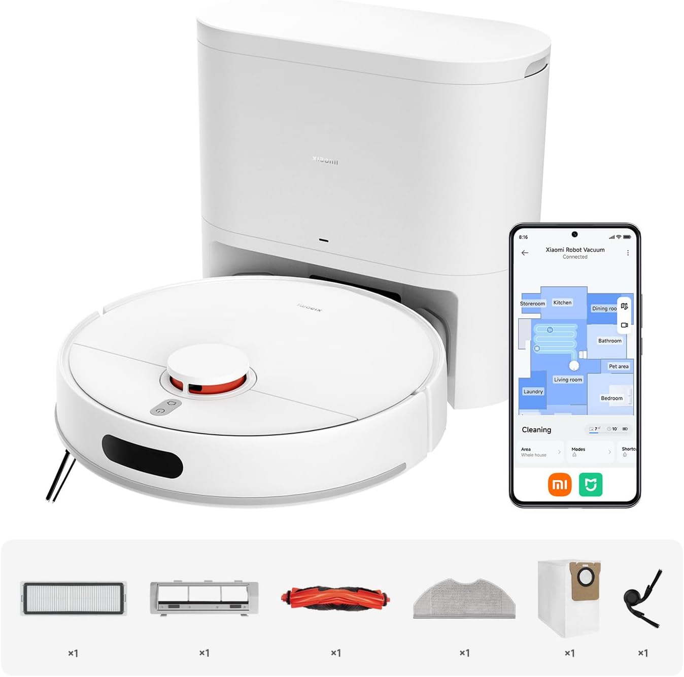 Xiaomi Robot Vacuum Cleaner H40 8
