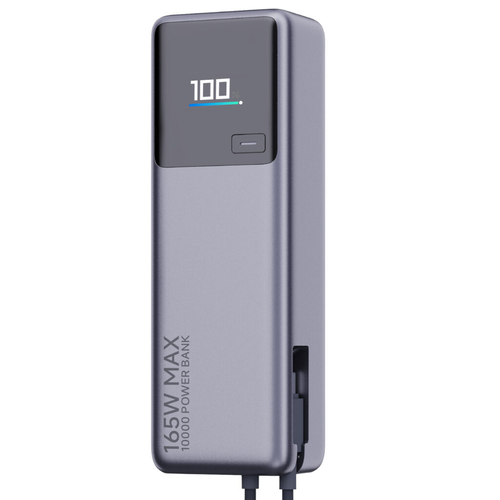 Xiaomi 165W Power Bank 10000mAh (Integrated Cable)-Silver - Image 9