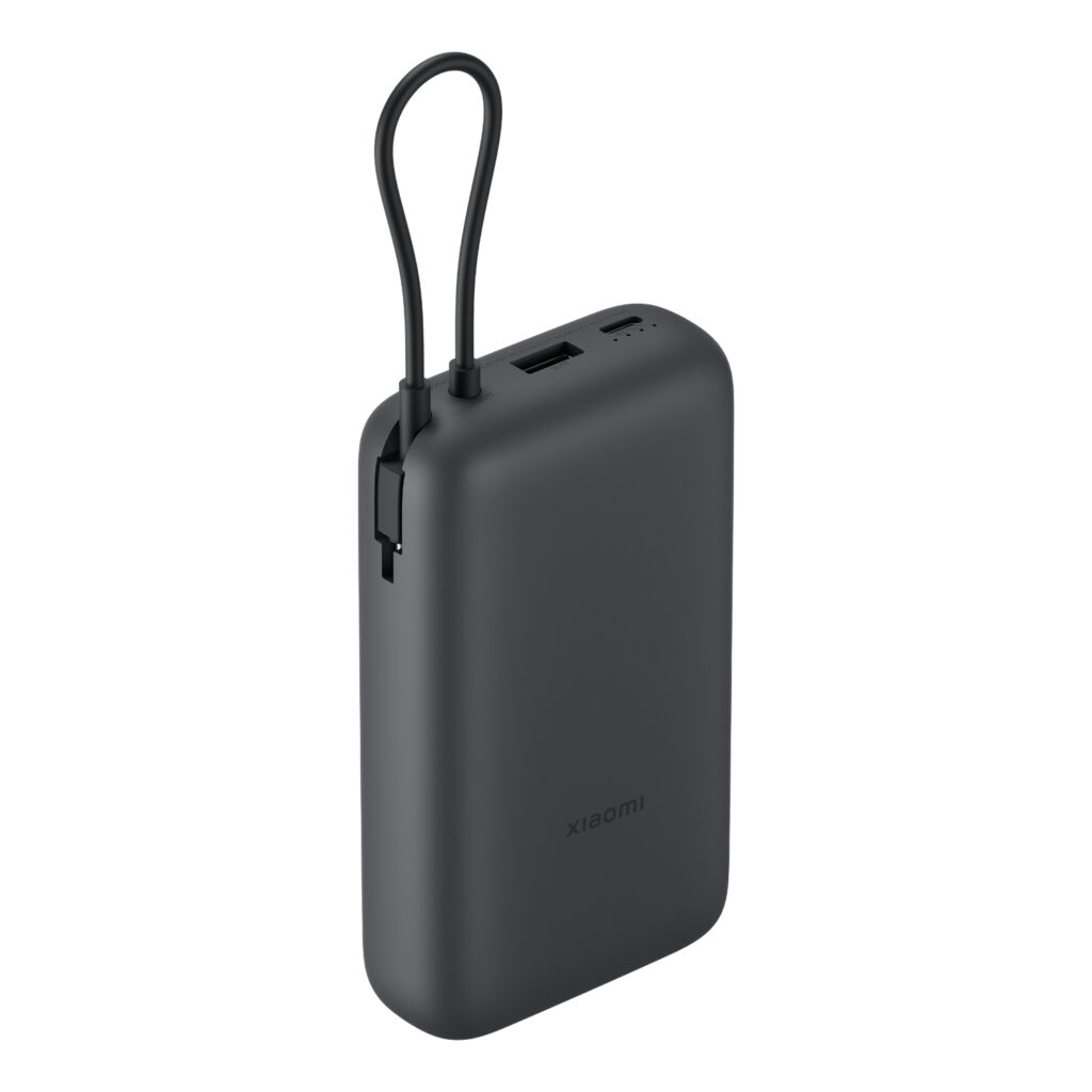 Xiaomi Power Bank 20000mAh (Integrated Cable) - Dark Grey - Image 3