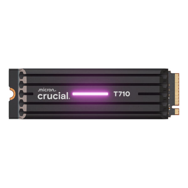 Crucial T710 2TB M.2 NVMe Gen5 NAND SSD with Heatsink