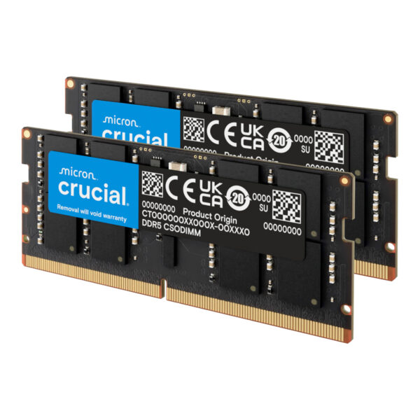 Crucial DDR5-6400 64GB CSODIMM Notebook Memory Kit (2 x 32GB