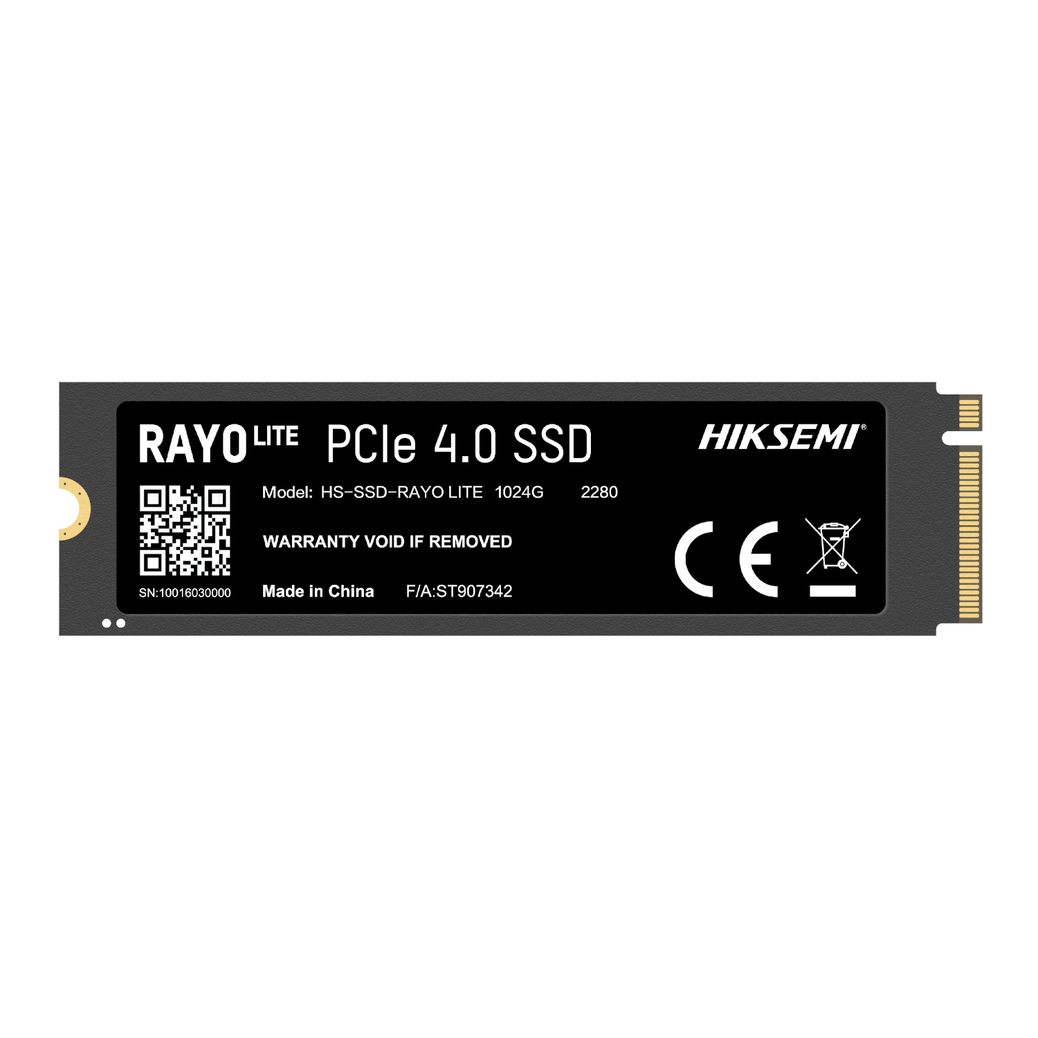 Hiksemi Rayo Lite 1TB Gen4 M.2 NVMe 3D NAND SSD 3