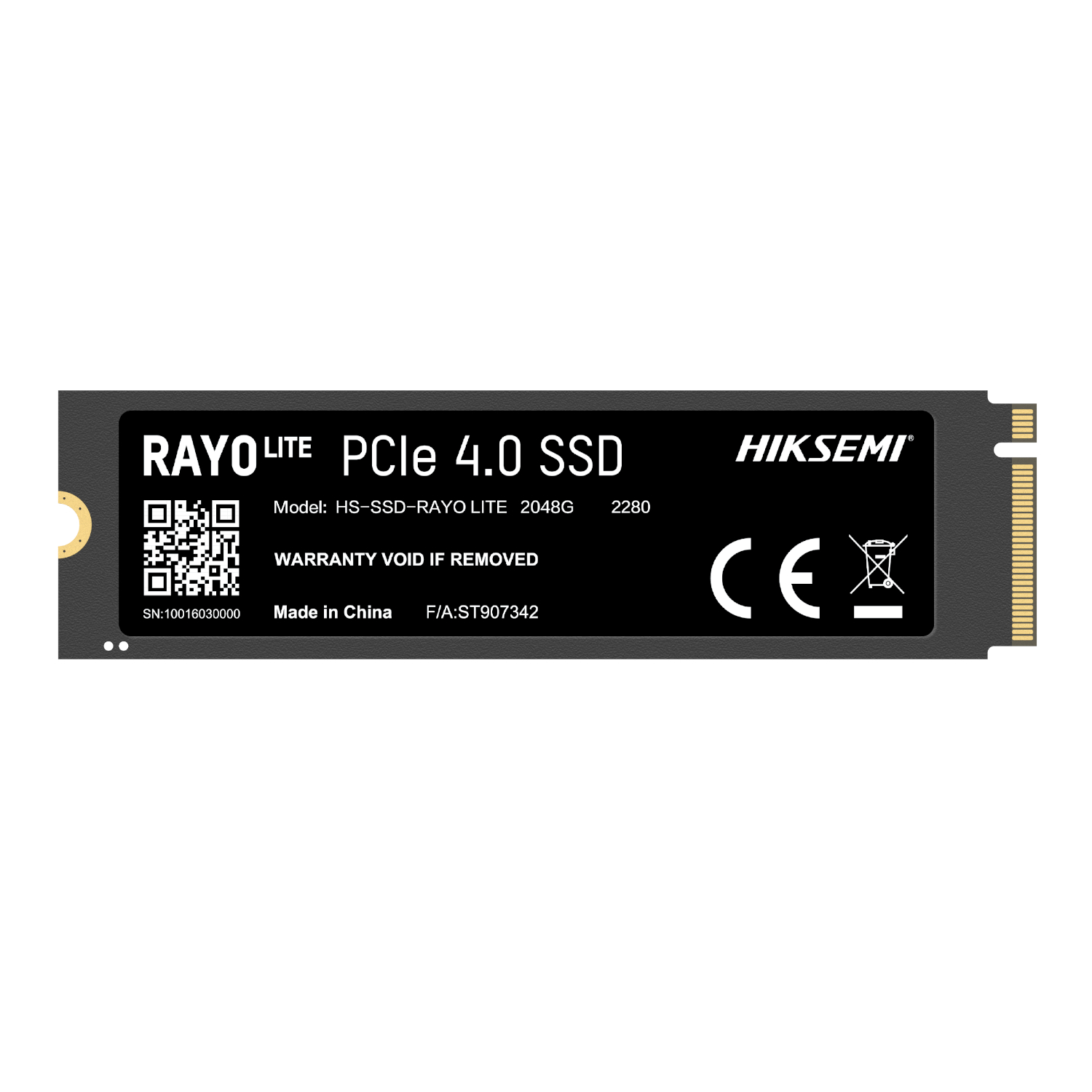Hiksemi Rayo Lite 2TB Gen4 M.2 NVMe 3D NAND SSD 3