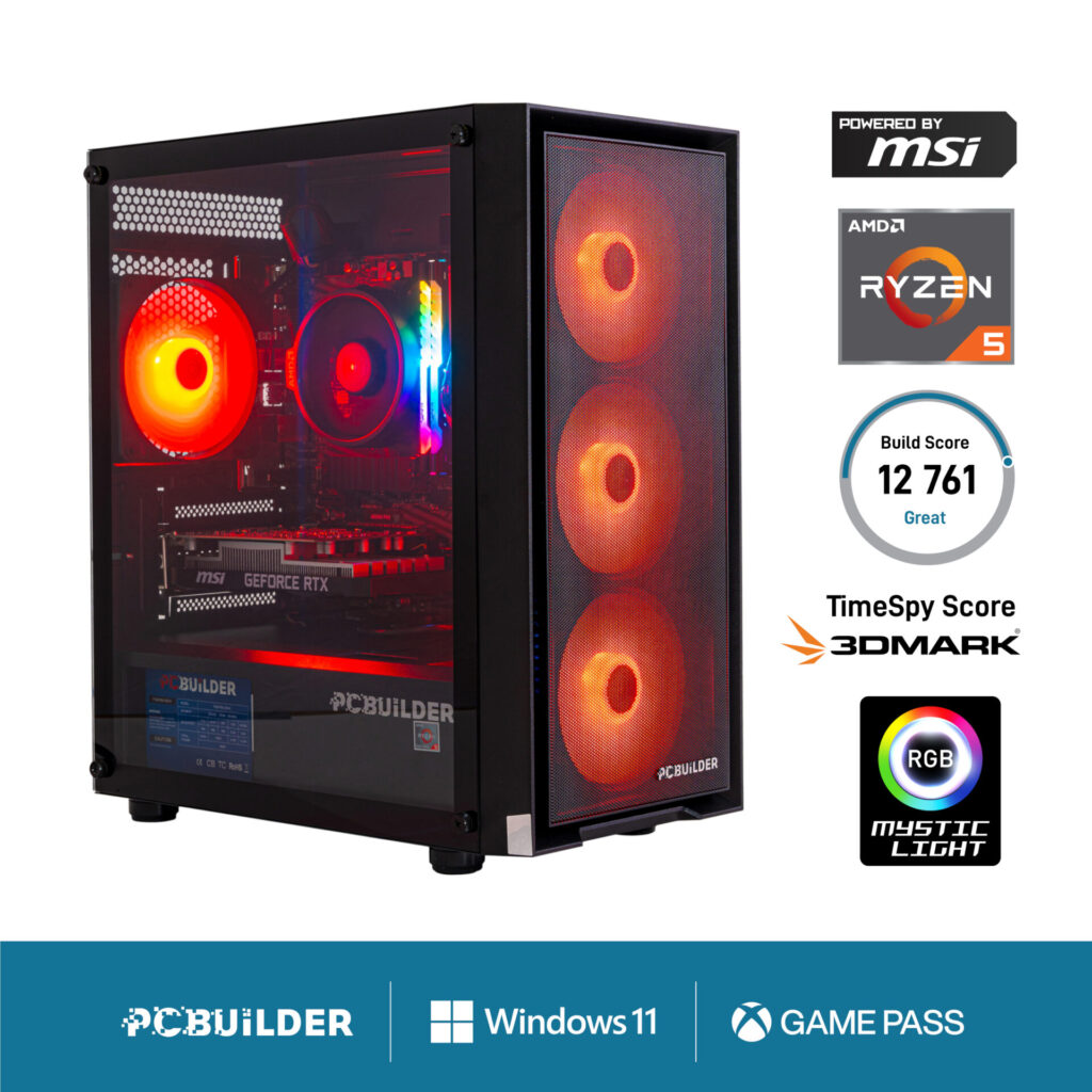 PCBuilder Ryzen 5 8400F RECON Windows 11 Gaming PC - Image 9