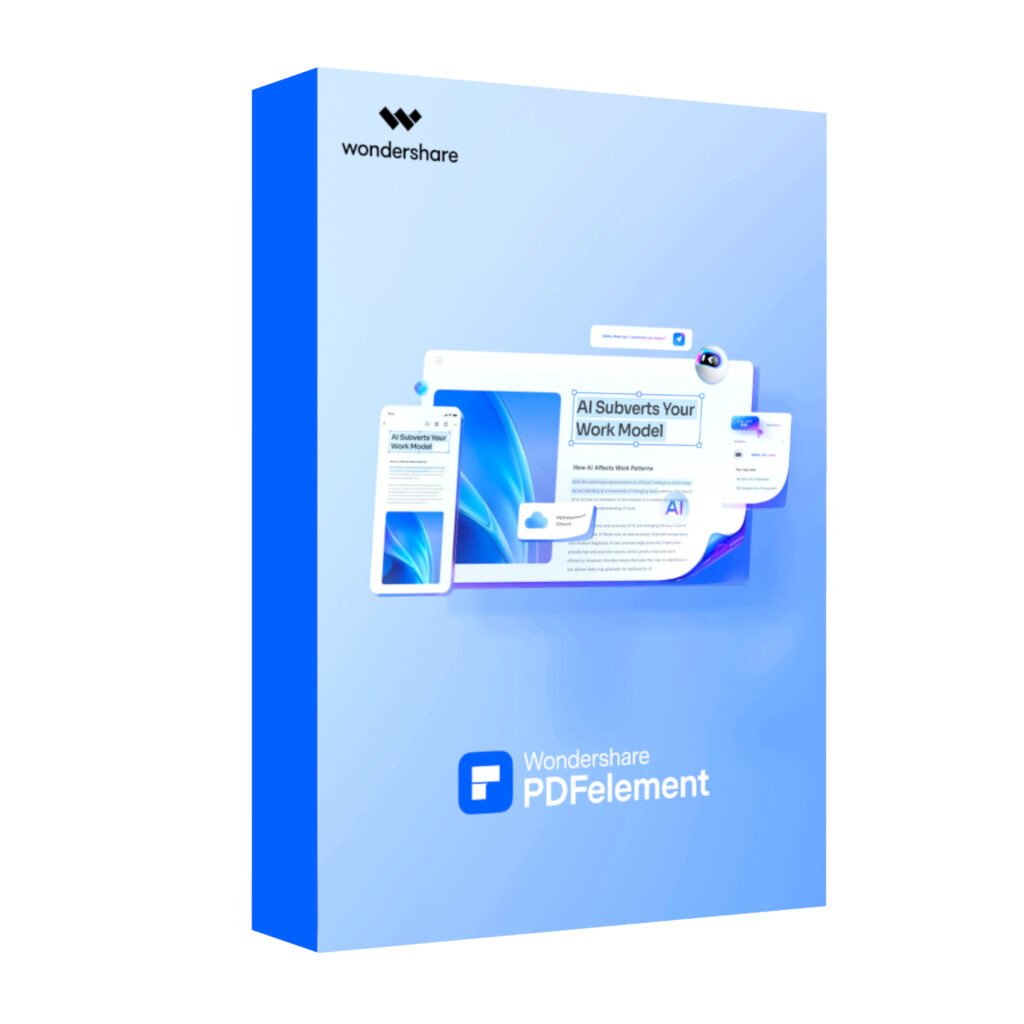 Wondershare PDFelement Professional AI Credits - 3000 uses (Quarterly License) - Image 1