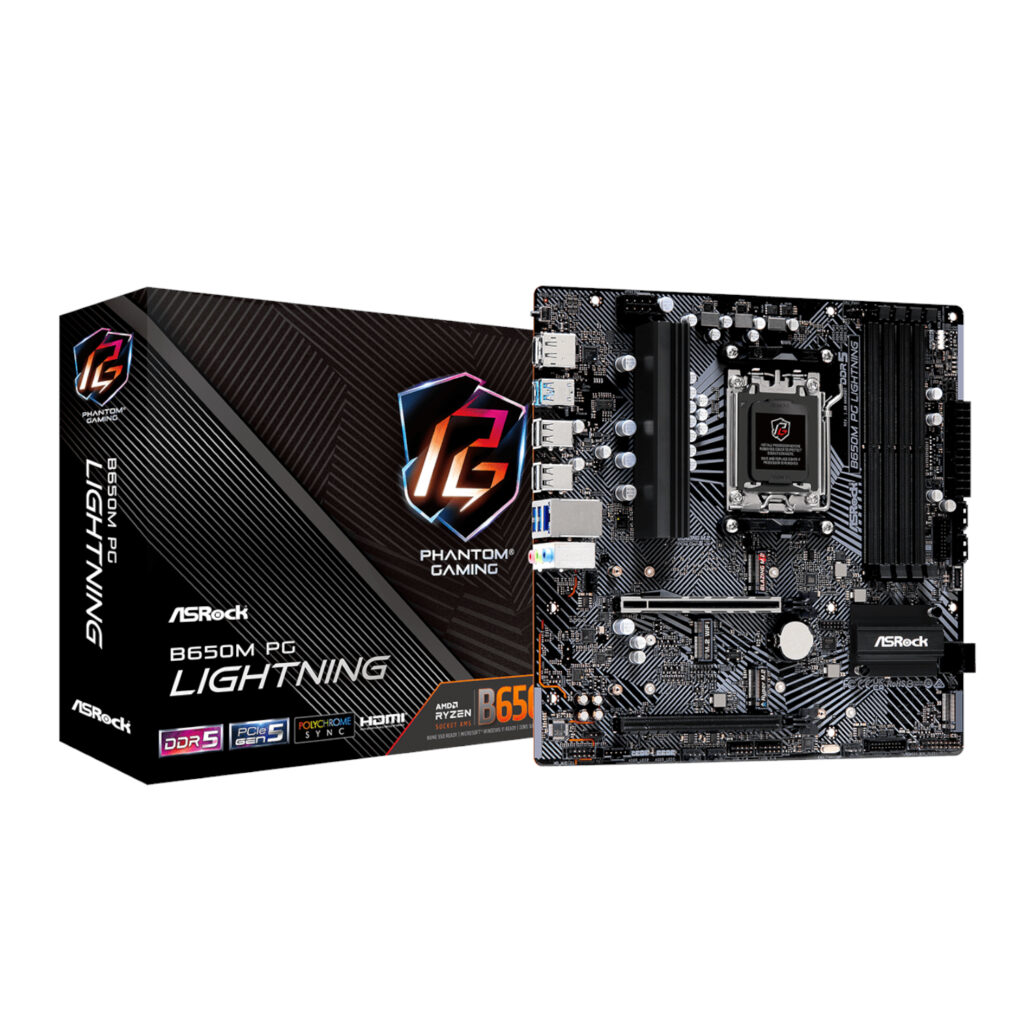 ASRock B650M PG Lightning AMD AM5 Micro ATX Motherboard - Image 5