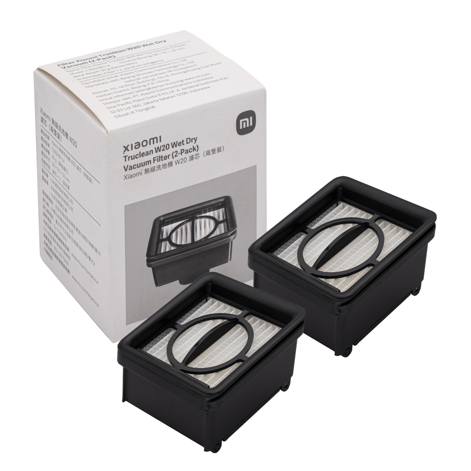 Xiaomi Truclean W20 Wet Dry Vacuum Filter 2-Pack