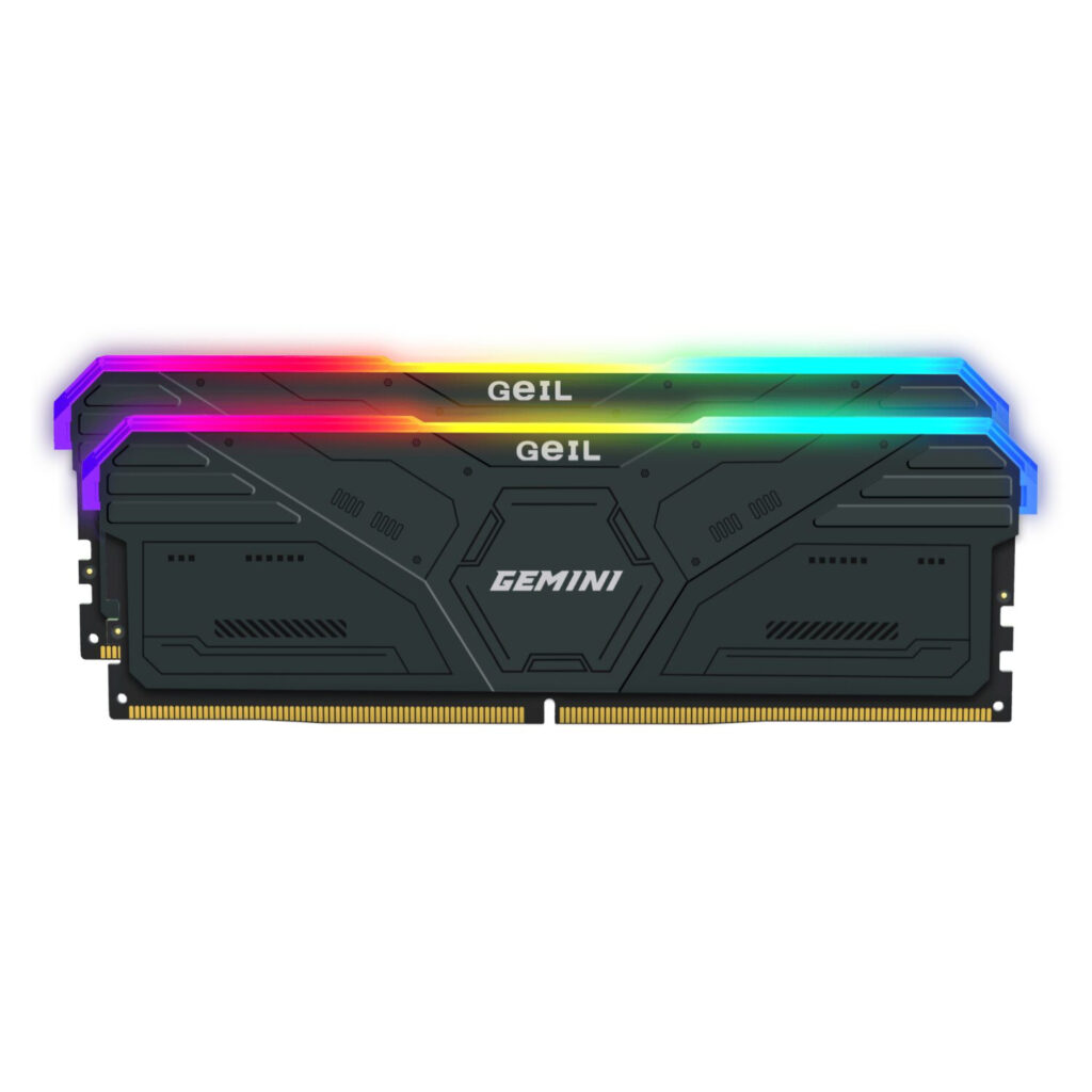 GeIL Gemini RGB 32GB DDR5 6000MHz Desktop Gaming Memory Kit (2 x 16GB) – Grey - Image 3