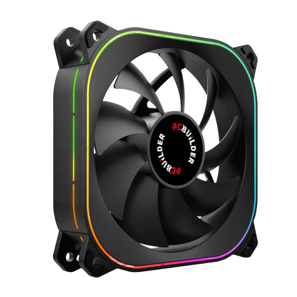 PCBuilder TORNADO CHILL 120mm ARGB Fan - Black - Image 1