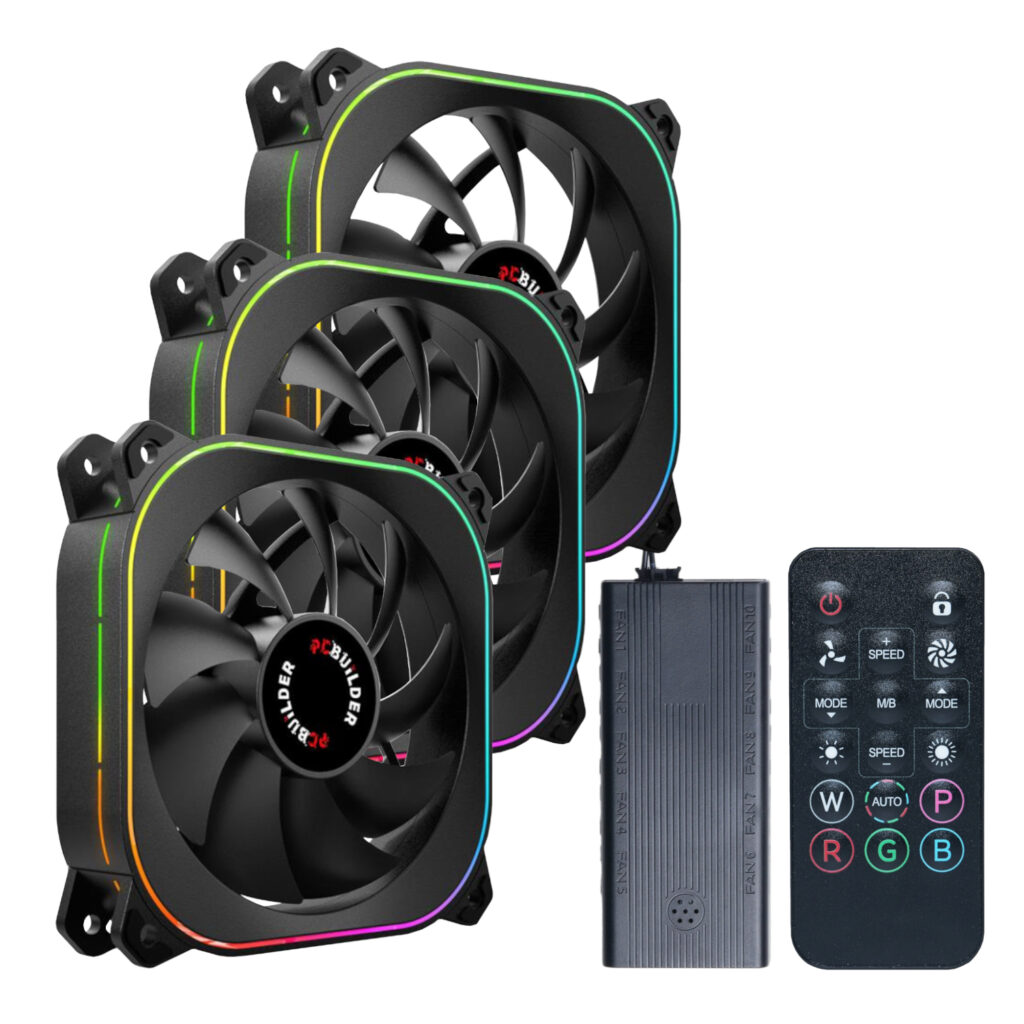PCBuilder TORNADO CHILL ARGB 120mm Fan Kit - Image 3
