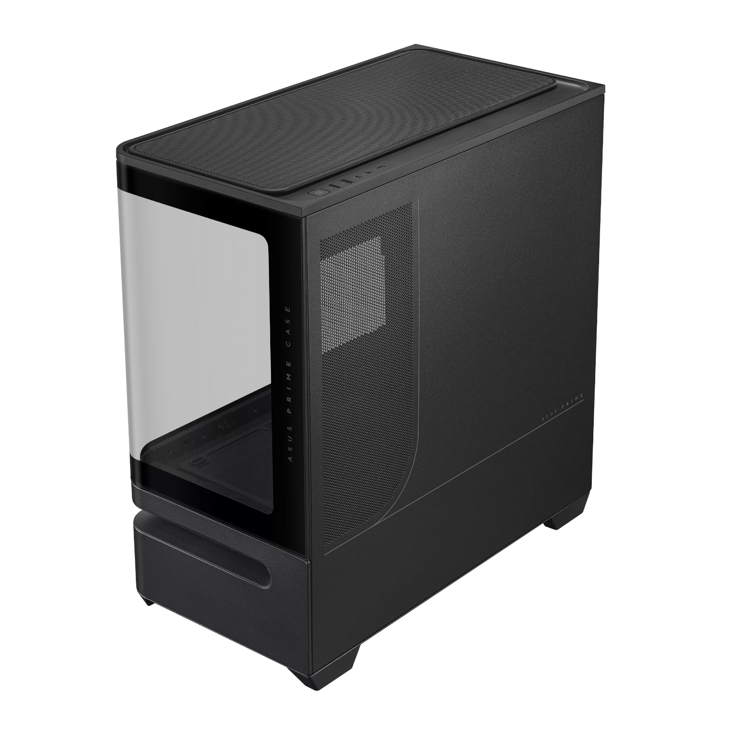 Asus Prime AP202 Curved Tempered Glass Micro-ATX Chassis – Black
