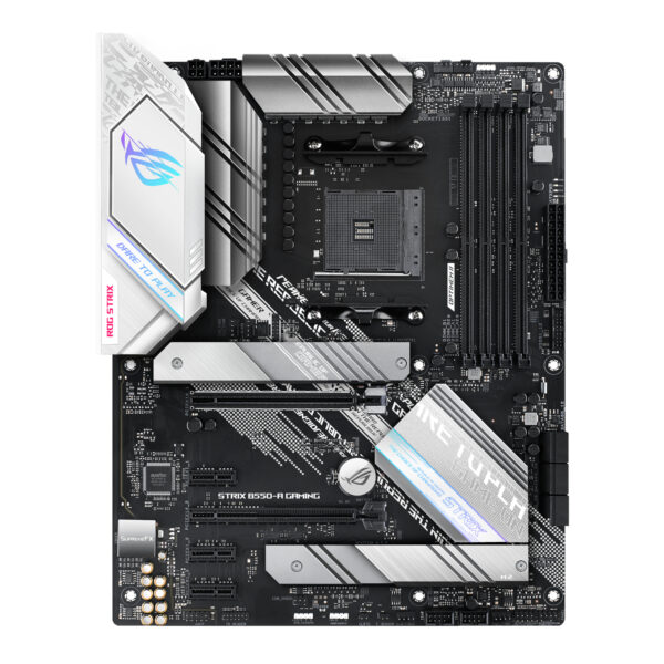 Asus rog strix b550-a gaming | am4 atx | amd b550 | ddr4 5100 oc | pcie 4. 0 | 2. 5gb lan | matična plošča 4 Asus rog strix b550-a am4 atx gaming motherboard - syntech