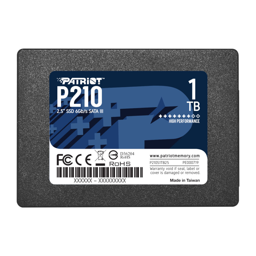 Patriot P210 1TB 2.5 Inch SATAIII SSD - Image 4